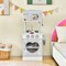Costway Kids Kitchen PlaySet Pretend Wooden Play Kitchen with IceDispenser&Stovefor Toddler